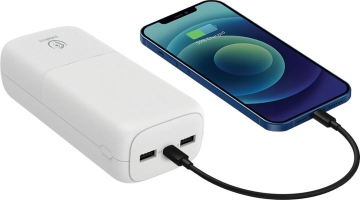 Actual product image Rebeltec powerbank P30 10W 10000mAh white (30000 mAh, 10 W, 111 Wh)
