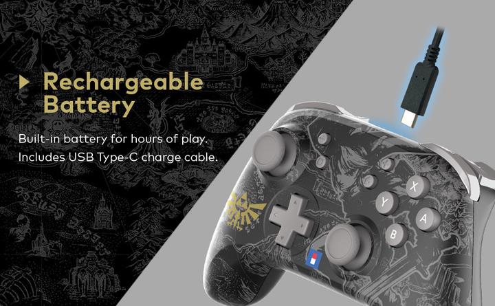 Actual product image HORI Wireless Horipad - The Legend of Zelda (Switch)