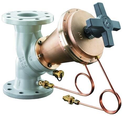 Immagine prodotto Oventrop Regolatore di pressione differenziale OV Hydromat DFC PN 16, 200-1000 mbar, flangia DN 65