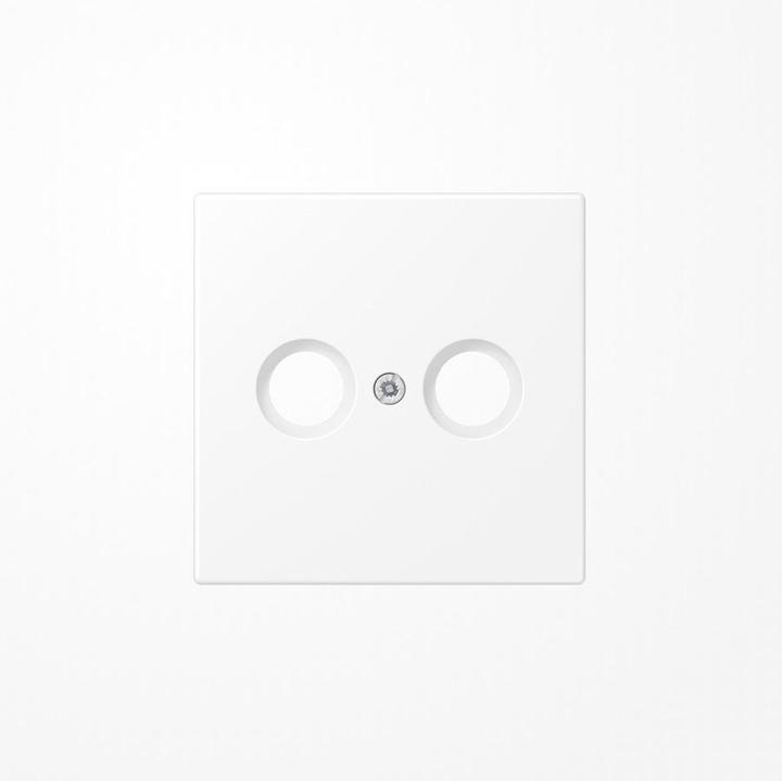 Actual product image JUNG Cover LS990TVWWM f. Antenna socket white