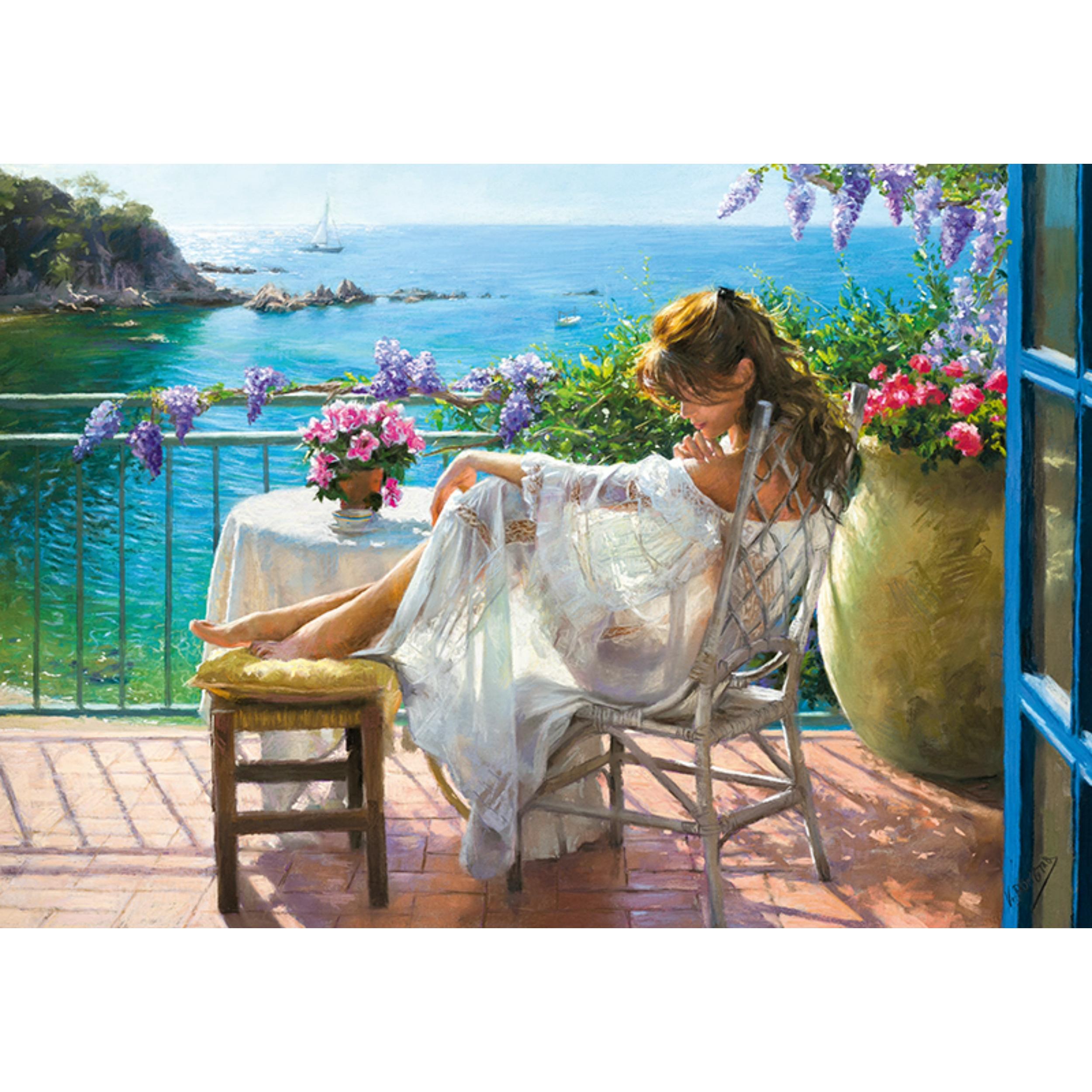 Thumbnail - Cherry Pazzi Puzzle Schönheit und das blaue Meer 2000 Teile (2000 Teile)