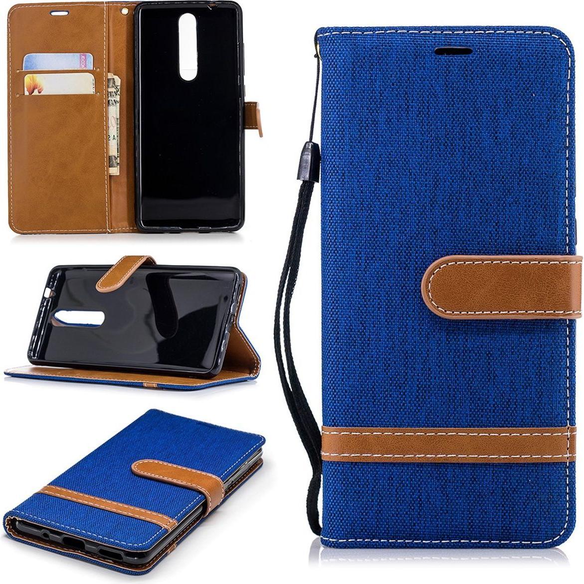 König Design Hülle Handy Schutz für Nokia 5.1 Case Cover Tasche Wallet Etui Handyhülle Bumper (Nokia 5.1), Smartphone Hü...
