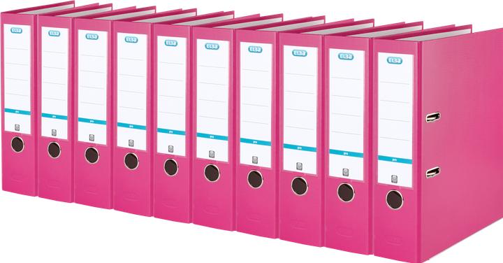Produktbild Elba Mappe smart pro, Rückenbreite: 80 mm, rosa DIN A4, Umschlag außen PP / innen Papier, transparent (A4, 80 mm, 1 Stück)