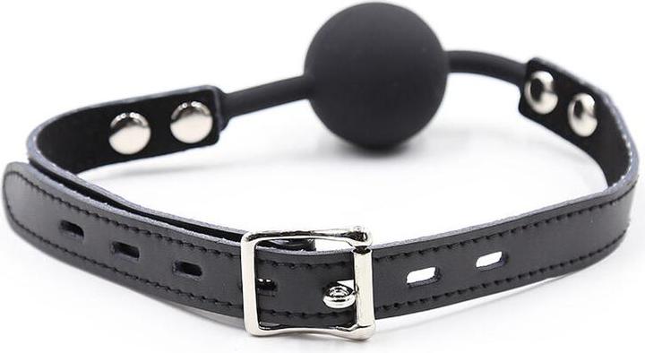 Produktbild Ohmama Silikon-Ballknebel mit Leder-Riemen