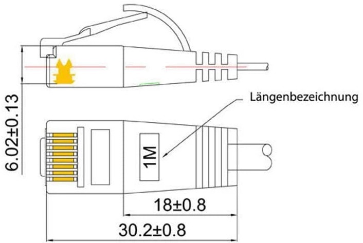 Image du produit Wirewin Câble de réseau (UTP, CAT6, 7.50 m)