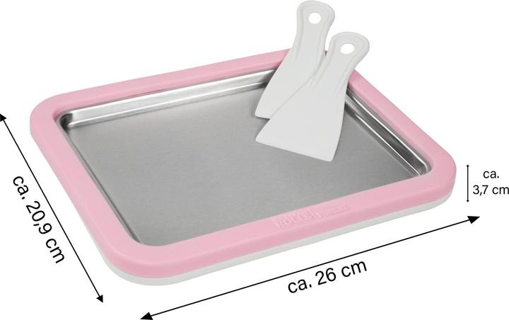 Actual product image Stoneline Ice Cream Rolls Maker ice cream platter for homemade ice cream | Rosé