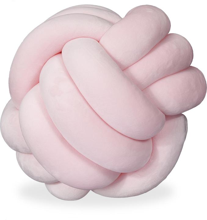 Actual product image Relaxdays Knot Pillow, Ø 25 cm (25 x 25 x 25 cm)