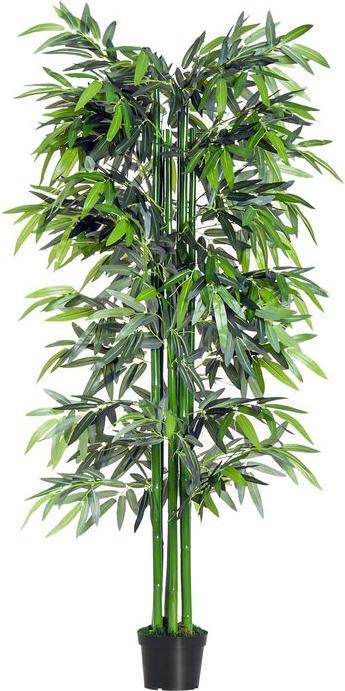 Swisshandel24 Artificial plant, 180 cm artificial plant, artificial bamboo tree, artificial tree with cachepot (180 cm)