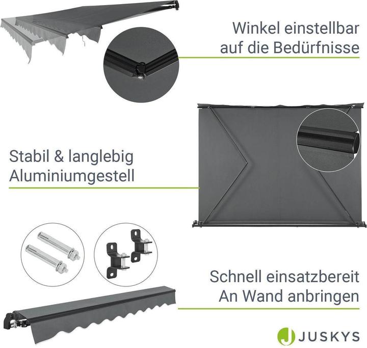 Image du produit Juskys Gelenkarmmarkise (4 m)