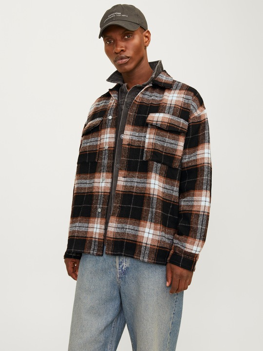 Produktbild Jack & Jones Weit geschnitten Overshirt Overshirt (XL)