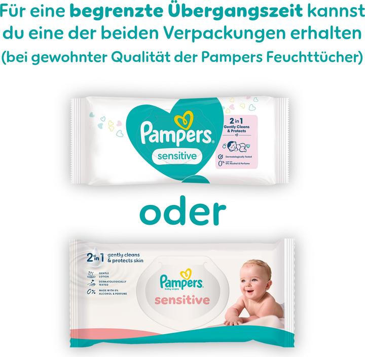 Actual product image Pampers Sensitive (1200 pcs.)