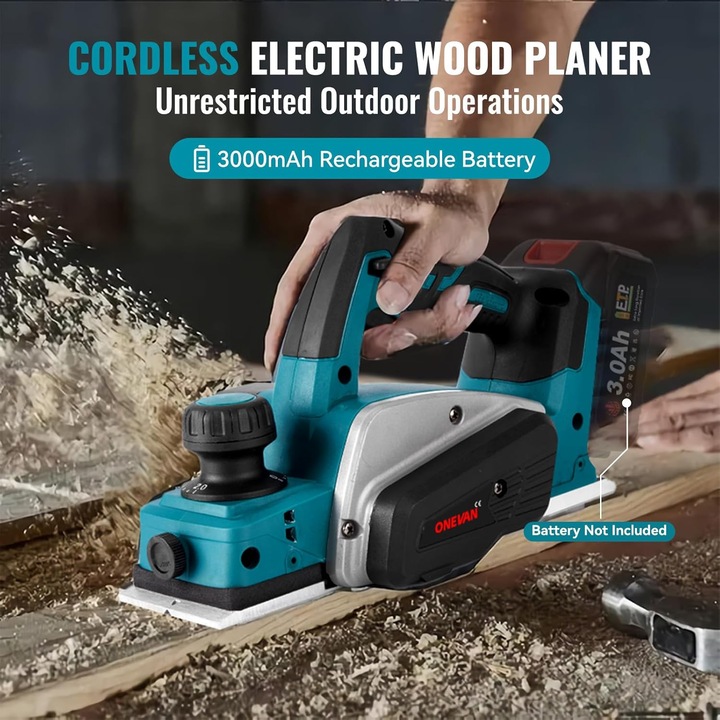 Actual product image Onevan Battery planer