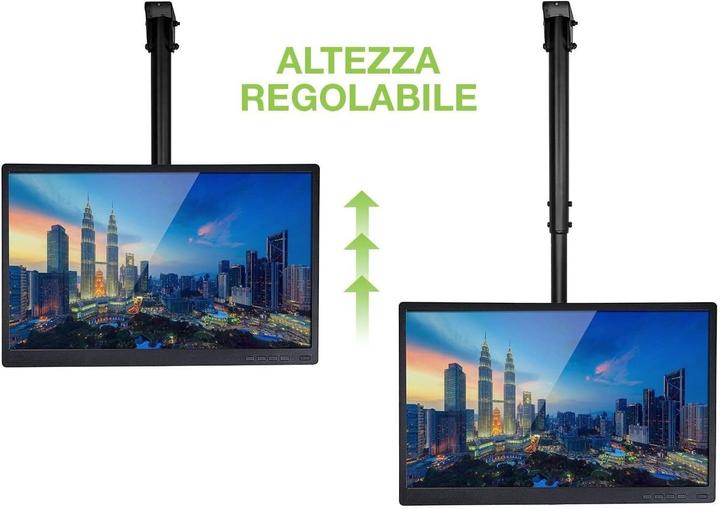 Image du produit Techly Support long pour plafond télescopique (Plafond)