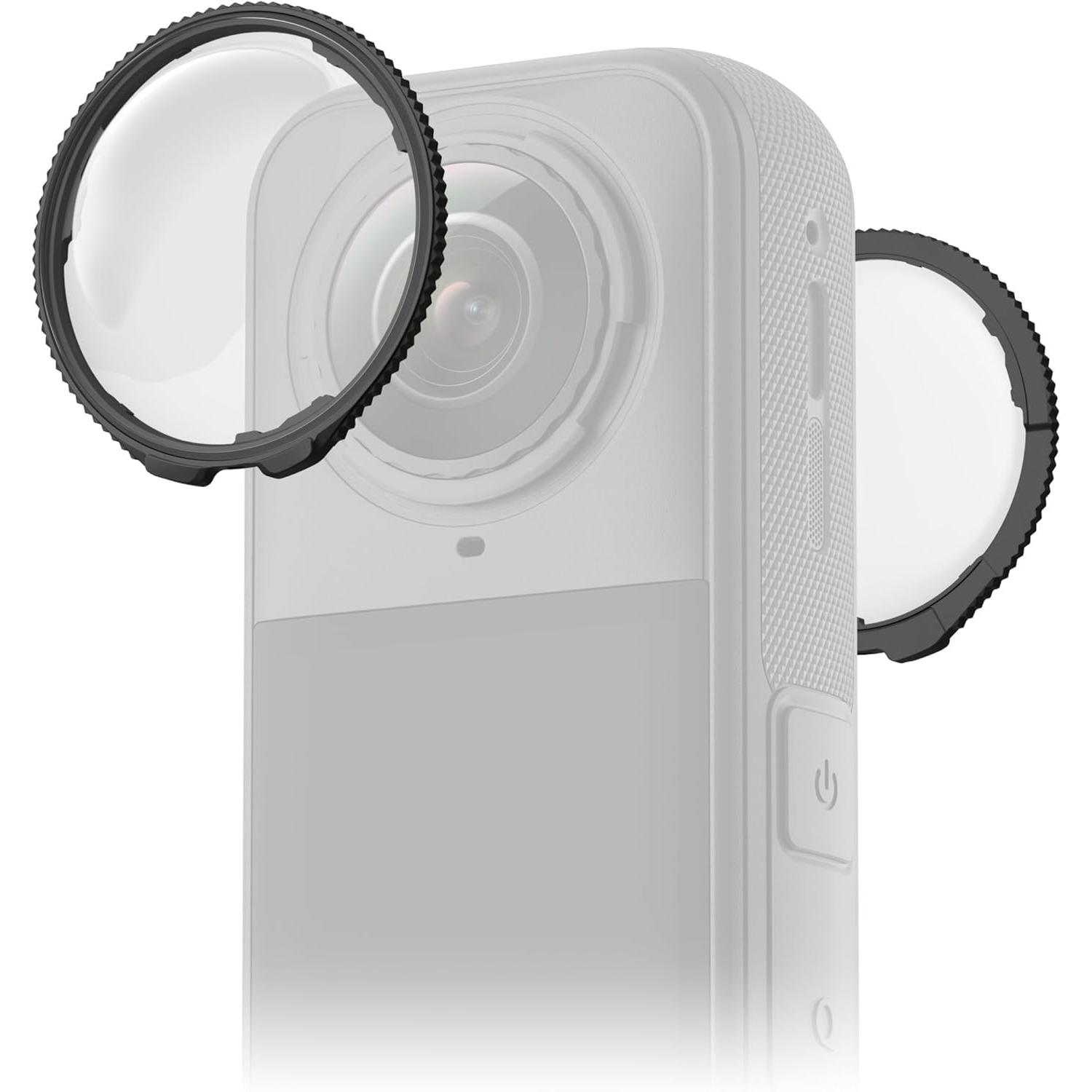 Insta360 X5 Protezioni per lenti standard, Accessori action cam, Nero