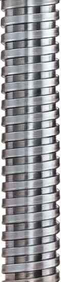 Actual product image Flexa Metal protection hose SPR-AS AD27 steel galvanised 10 metres 23.0 x 27.0m (Cable hole, 340 mm)
