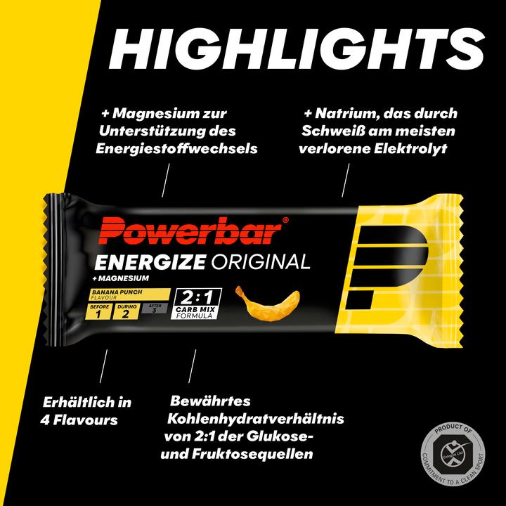 Actual product image Powerbar Energize Original (Banana, 15 pcs., 825 g)