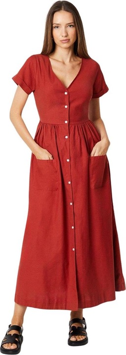 Produktbild Dorothy Perkins Midi Hemd Kleid mit Tasche (36 D)