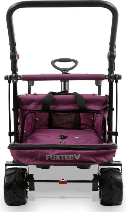 Actual product image Fuxtec Strand-Bollerwagen FX-CTB800 mit UV-geschütztem Sonnendach,Schiebegriff & Innenraumverlängeru