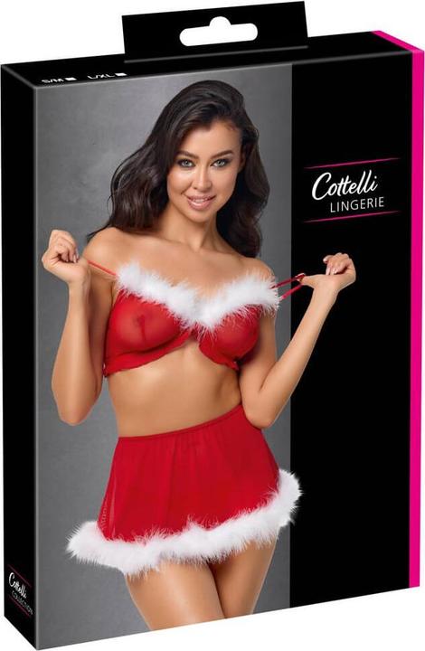 Produktbild Cottelli Collection Set X-Mas Top+Rock (L)