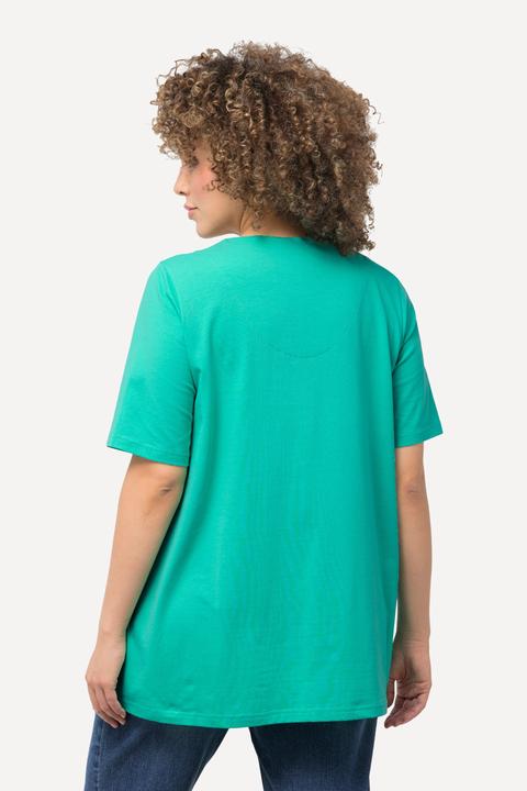 Produktbild Ulla Popken T-Shirt, A-Linie, Tunika-Ausschnitt, Halbarm (50, 52)