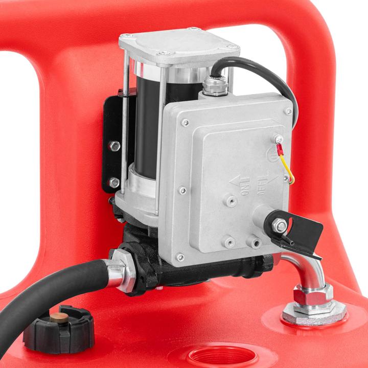 Produktbild MSW Mobile Tankstelle Tankanlage Dieseltank Benzintank 120 l elektrisch 62 l/min