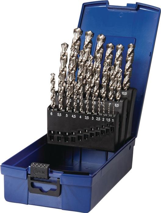 Actual product image Tecwerk Spiralbohrersatz DIN 338 Typ UNI (0,5mm)