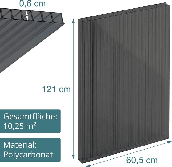 Produktbild Relaxdays Doppelstegplatten