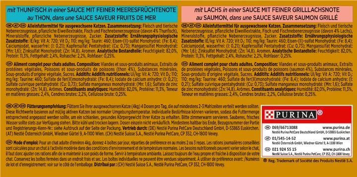 Actual product image Gourmet Gold Sauce Delight Chicken 4x85g (Adult, 4 pcs., 340 g)