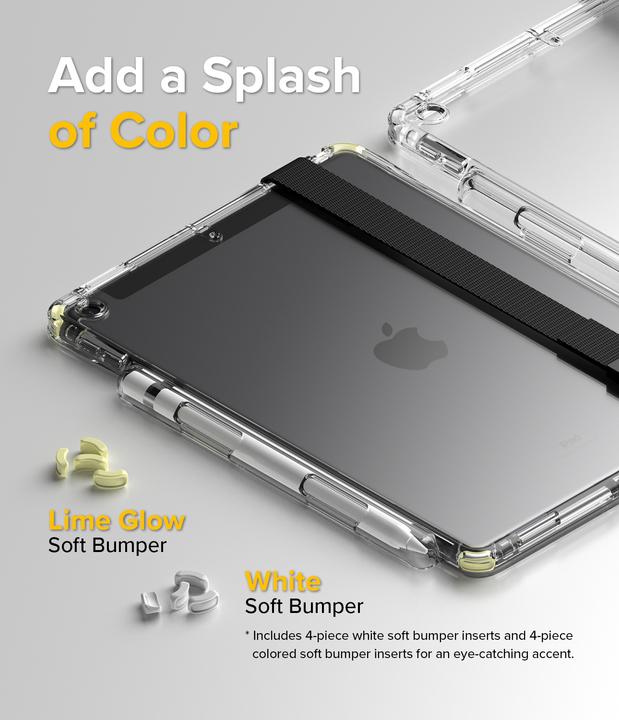 Produktbild Ringke Fusion case cover with gel frame for ipad 10.2 # 39 # 39 2021/2020/2019 clear (fps586r41) (Apple iPad 2019 (7. Gen), Apple iPad 2020 (8. Gen), Apple iPad 2021 (9. Gen))