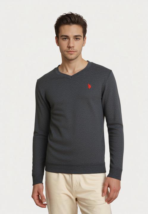 Produktbild U.S. Polo Pullover V-Neck Feinstrick (3XL)
