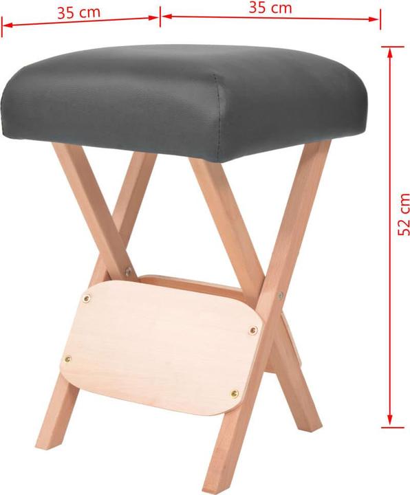 Immagine prodotto vidaXL klappbarer Massagehocker