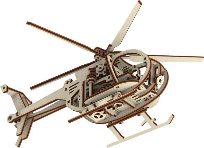 Produktbild WoodenCity Helikopter