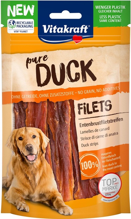 Vitakraft Entenfleischstreifen (Adult, 1 Stk., 80 g)