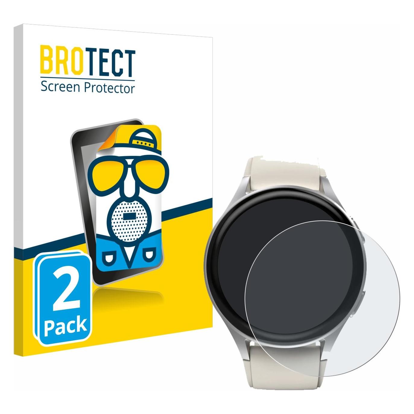 Brotect Entspiegelungs-Schutzfolie Displayschutz Matt, Smartwatch Schutzfolie, Grau