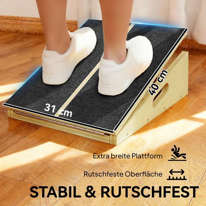 Produktbild SportNow Schrägbrett Buchenholz Naturholz