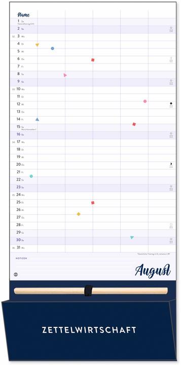Produktbild Familienplaner plus Tasche 2026 (21 x 45 cm)