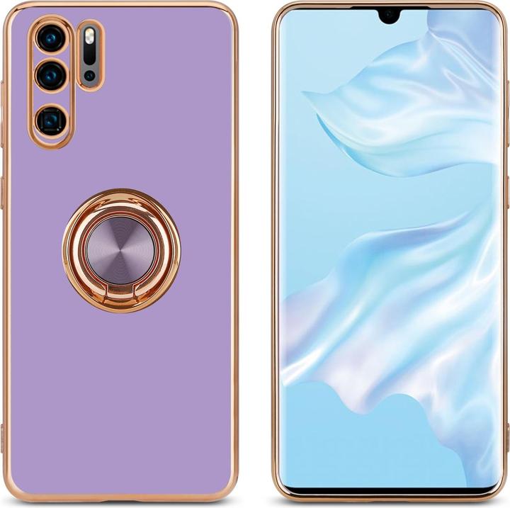 Image du produit Cadorabo Housse pour Huawei P30 PRO en TPU avec protection pour appareil photo et anneau LM089 Style (Huawei P30 Pro)