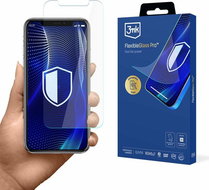 Actual product image 3MK FlexibleGlass Pro (1 Piece, Apple iPhone SE (3rd Gen), Apple iPhone SE (2nd Gen))