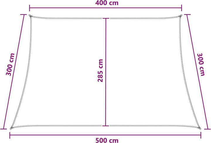 Produktbild vidaXL Sonnensegel (500 x 300 cm)