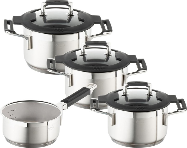Actual product image Rösle Röse Silence PRO pot set 4 pcs. (24 cm, Pan set + pot set, Stainless steel)