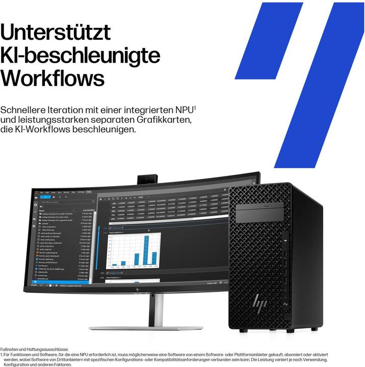 Image du produit HP Z2 Tower G1i (1000 Go, 32 Go, Intel Core Ultra 9 285K)