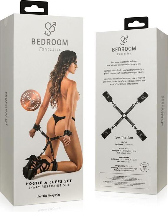 Actual product image Magic Silk Hogtie with Hand and Ankle Cuffs