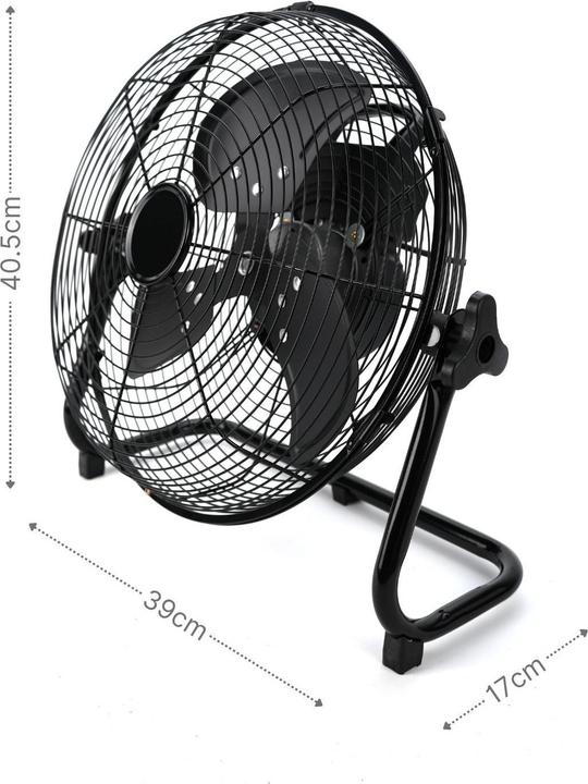 Actual product image Hermex Bodenventilator Standventilator Tischventilator Gebläse Ventilator (45 dB)