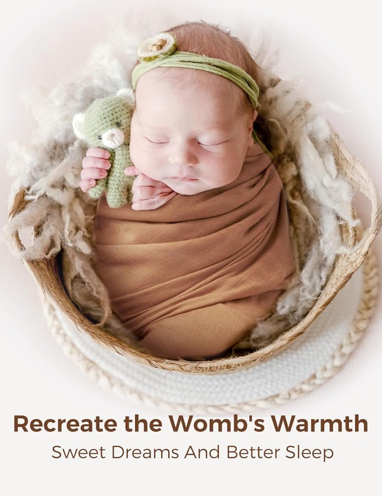Actual product image Momcozy Swaddle Blanket (120 cm, 120 cm)