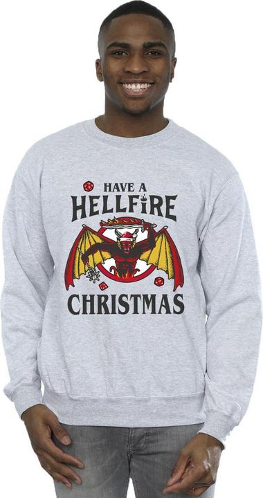 Immagine prodotto Netflix Stranger Things Hellfire Christmas Felpa Uomo (5XL)