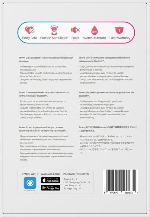 Actual product image Lovense Tenera 2
