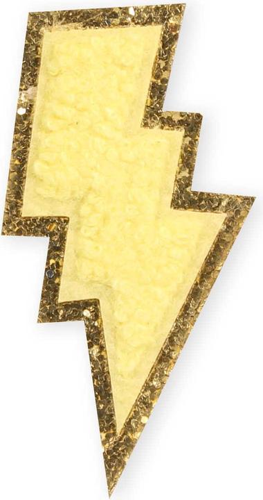 Actual product image PhoneLook Sticker Sticker for mobile/tablet/computer 3D embroidered lightning yellow