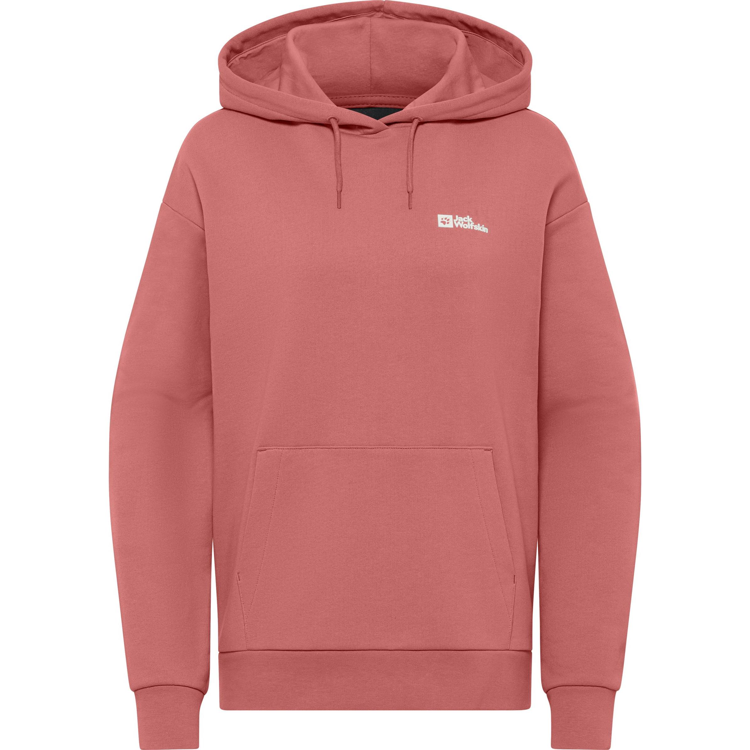 Jack Wolfskin, Damen, Pullover, Essential Hoodie W, Rot, (XS)