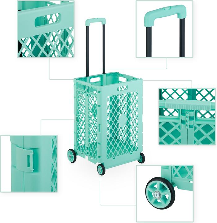 Produktbild Relaxdays Einkaufstrolley