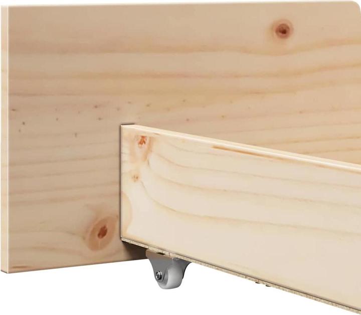 Actual product image vidaXL Holzbett (90 x 200 cm)